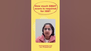 How much GMAT score is required for ISB? #mba #gmat #mbaadmission2023 #businessschool