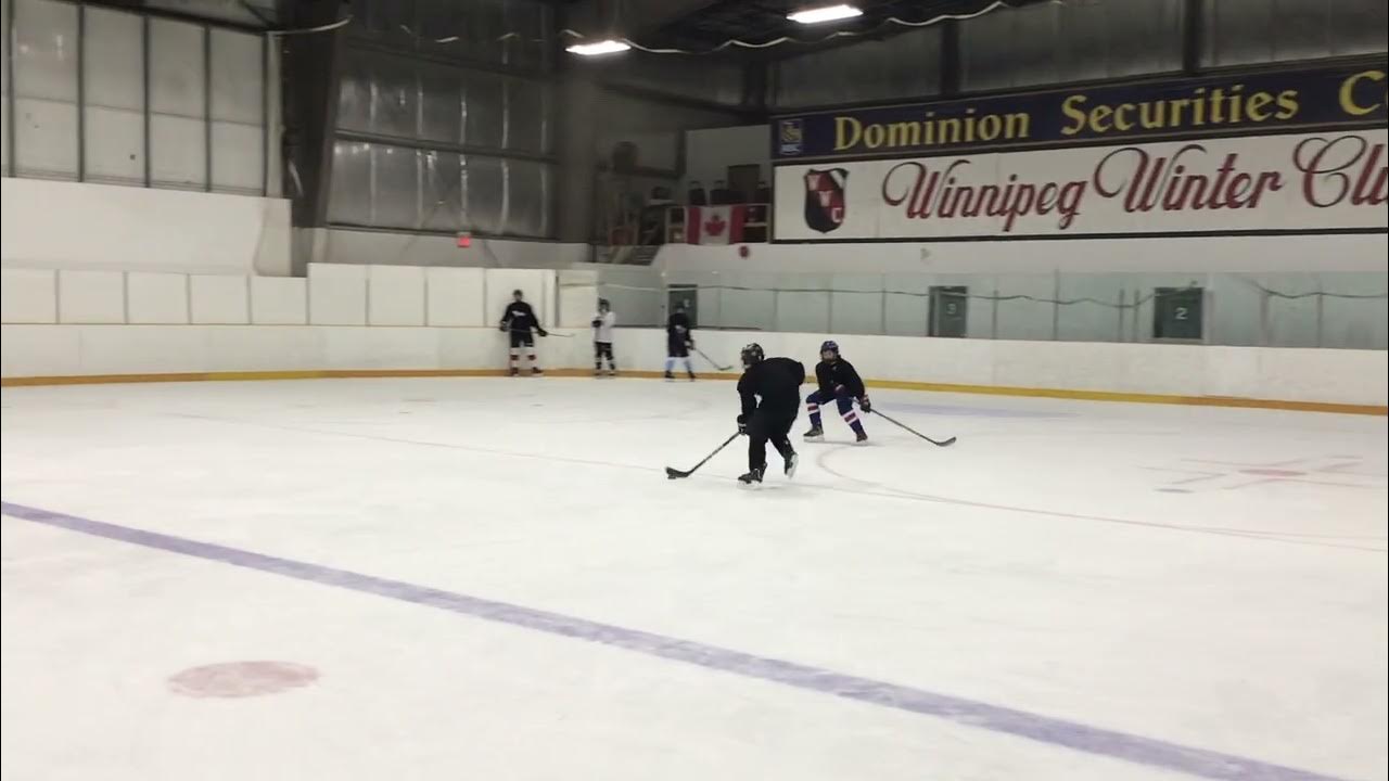 MINOR HOCKEY DRILL 1v1 Angling YouTube