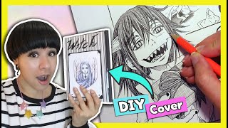 ❤ Using BUDGET Art Supplies to Make Manga / Comics ❤ DIY Sketchbook Cover ❤ For BEGINNERS & KIDS