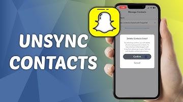 How to Unsync Contacts from Snapchat - Delete Synced Contacts on Snapchat