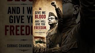 Netaji Subhas Chandra Bose's Fiery Call #shorts