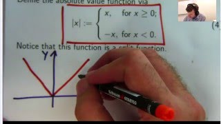 What is the absolute value function?  Dr Chris Tisdell Live Stream