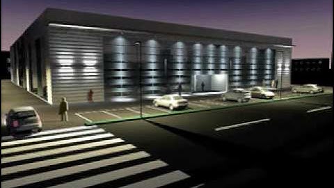 May.2008 - Building Facade POV-ray Dialux www.tecnoluce.eu