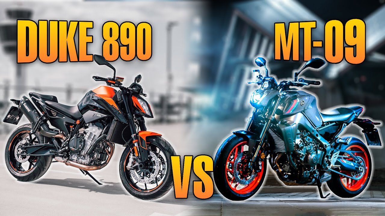 YAMAHA MT 09 vs KTM DUKE 890 | Qual è 