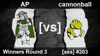 [ass] 203 - WR3 - AP (Marth) vs cannonball (Yoshi) screenshot 4