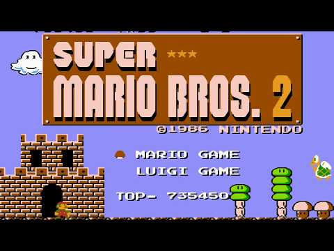 Super Mario Bros 2 (Different Levels) Walkthrought