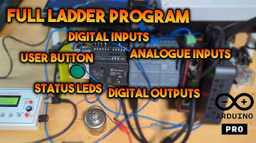 Arduino Opta PLC: Full IO Testing In Ladder Logic
