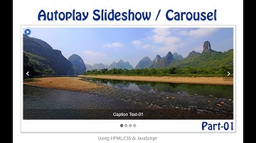 How to create slideshow/carousel using HTML, CSS and JavaScript | Part-01/05