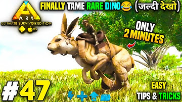 FINALLY TAME RARE DINOS💀 Procoptodon ARK UNLIMITED MOBILE EDITION (Hindi)