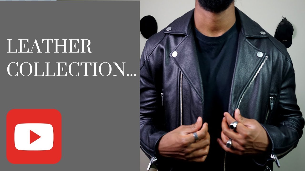 leather jackets collection... - YouTube