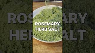 Rosemary herb 🌿 salt #shorts #cooking #recipevideo #salt