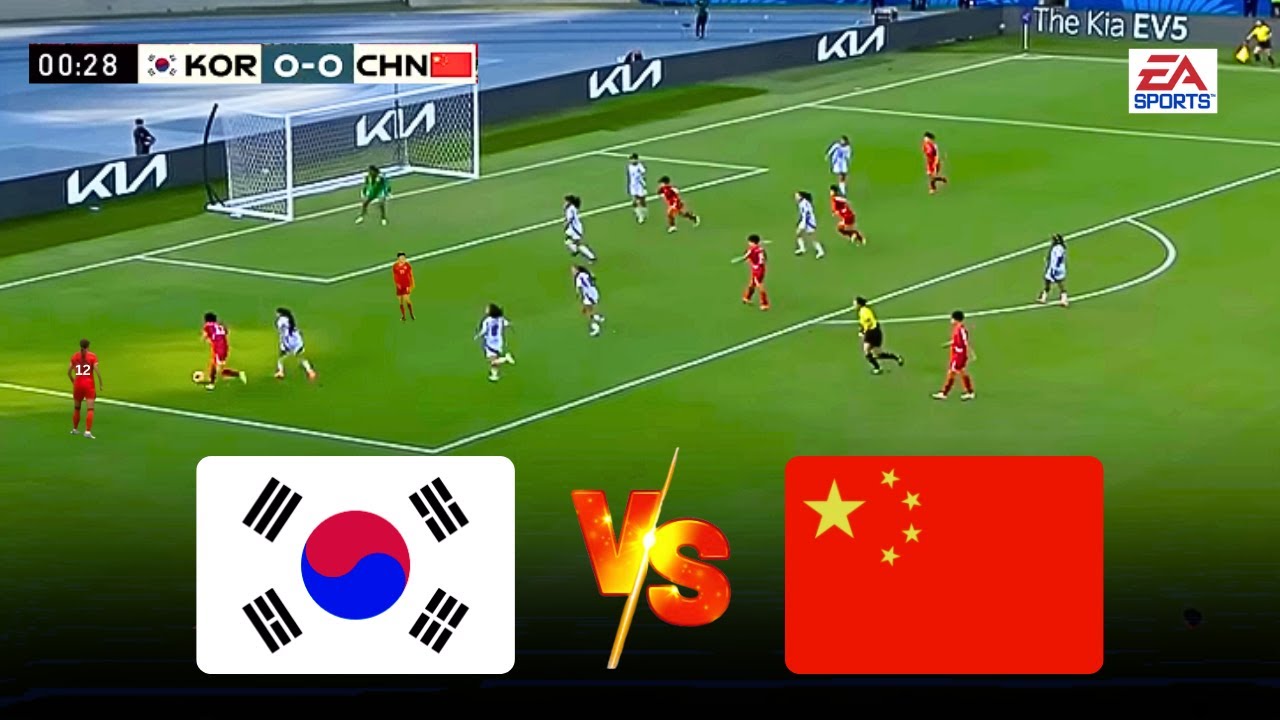 🇰🇷 KOREA REPUBLIC vs CHINA 🇨🇳 | International Women's Football Gameplay | FIFA 23 (Ultra Hd)