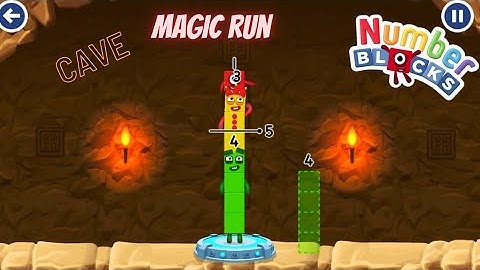 Numberblocks Magic run cave Version | Basic Addition and Subtraction | Maths Learning for Preschool