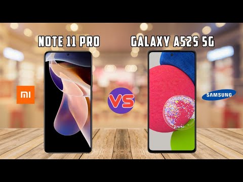 Xiaomi Redmi Note 11 Pro vs Samsung Galaxy A52s 5G