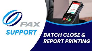 Closing the Batch and Printing a Report