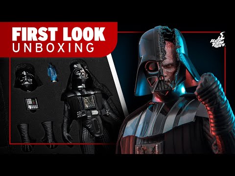 Hot Toys Darth Vader Obi-Wan Kenobi Deluxe Figure Unboxing | First Look