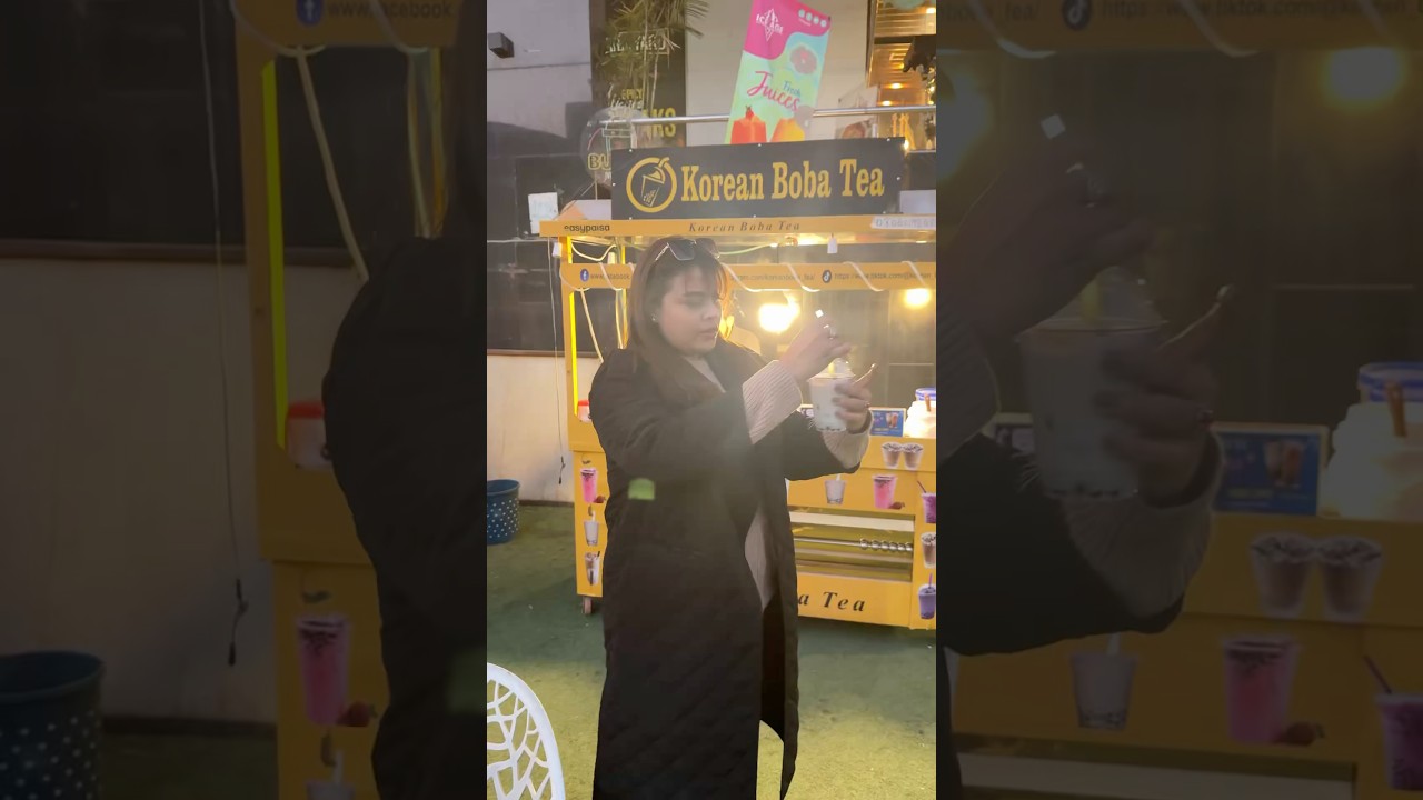 Korean Boba Tea Stall | I-8 Markaz Islamabad 