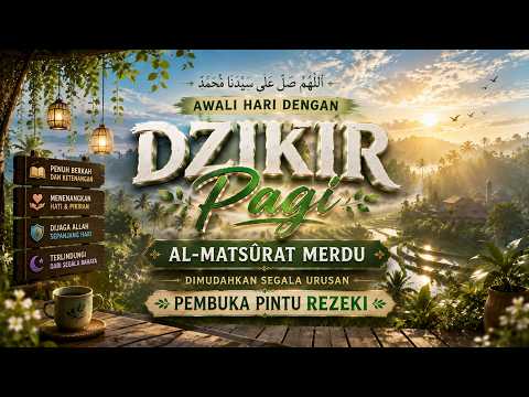 DZIKIR PAGI SESUAI SUNNAH RASUL | ZIKIR PEMBUKA PINTU REZEKI | Dzikir Mustajab Pagi