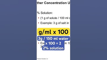 How to Calculate % Solution - biology and chemistry 🧪 #solutions #chemistry #college