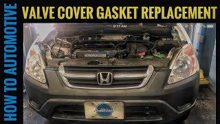 'how To Replace The Valve Cover Gasket On A Honda CRV With A 2.4l Engine'