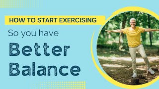Rethink balance. 3 part science-based solution to reduce the fear of falling as you age