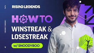 EMEA Rising Legends | How to: WIN STREAK & LOSE STREAK with Snoodyboo - Teamfight Tactics