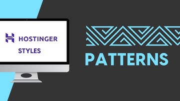 Designing with Background Patterns and Images in Hostinger Website Builder