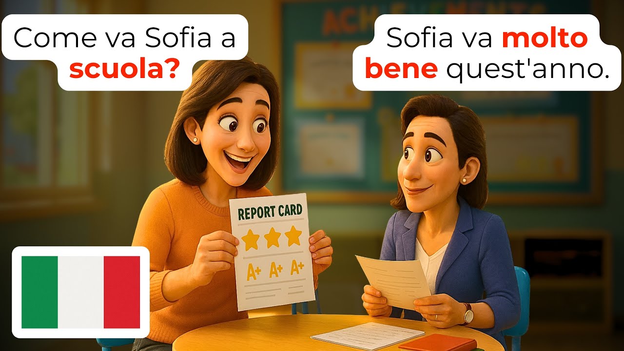 🇮🇹 Овладейте разговорами Родитель-Учитель на итальянском! Идеально для A1-A2 | Учите итальянский