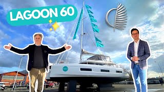 Avant première mondiale LAGOON 60  Nouveauté catamaran 2024  Visite à bord exclusive