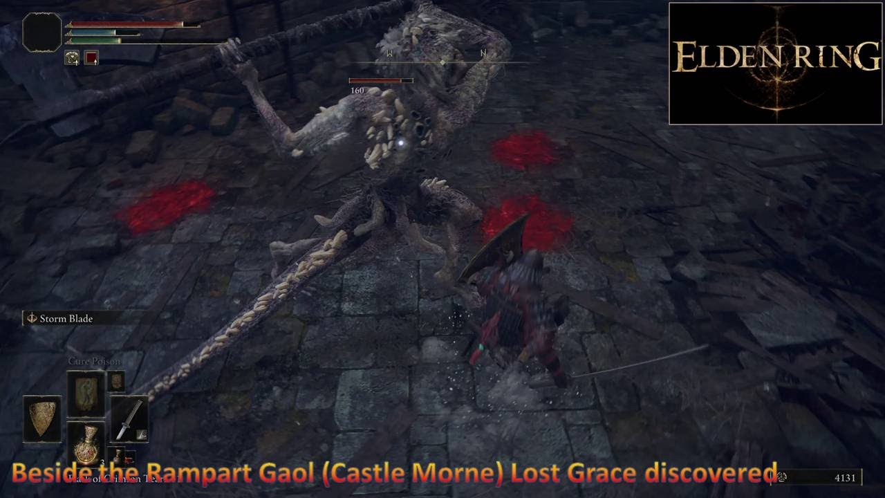 Elden Ring Beside the Rampart Gaol Lost Grace (Castle Morne) (Samurai