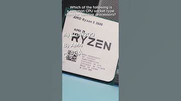 Which one is the common CPU socket type