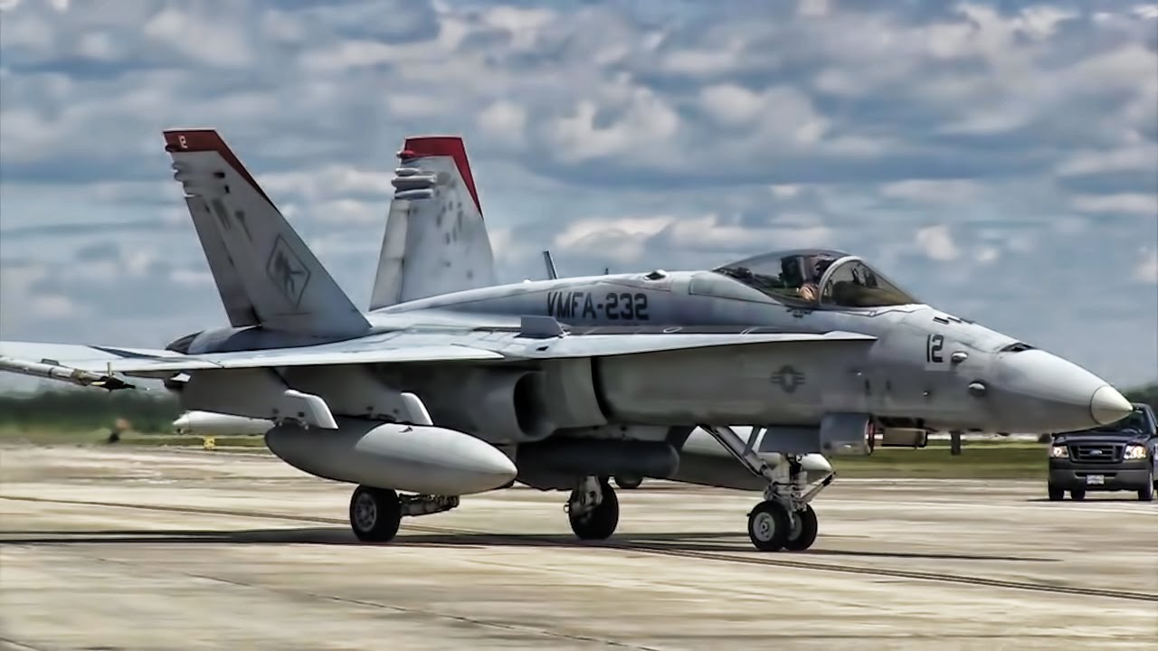 U.S. Marine Corps Aviation • F/A-18C Hornet Jet Fighters