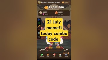 memefi today combo level 7 all 21 July #sorts #new #memefi #mysingingmonsters