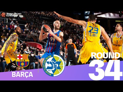 Spectacular Maccabi stuns host Barcelona! | Round 34, Highlights | Turkish Airlines EuroLeague