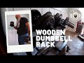 Wooden Dumbbell Rack
