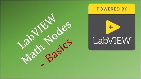 LabVIEW Math Nodes - Basics