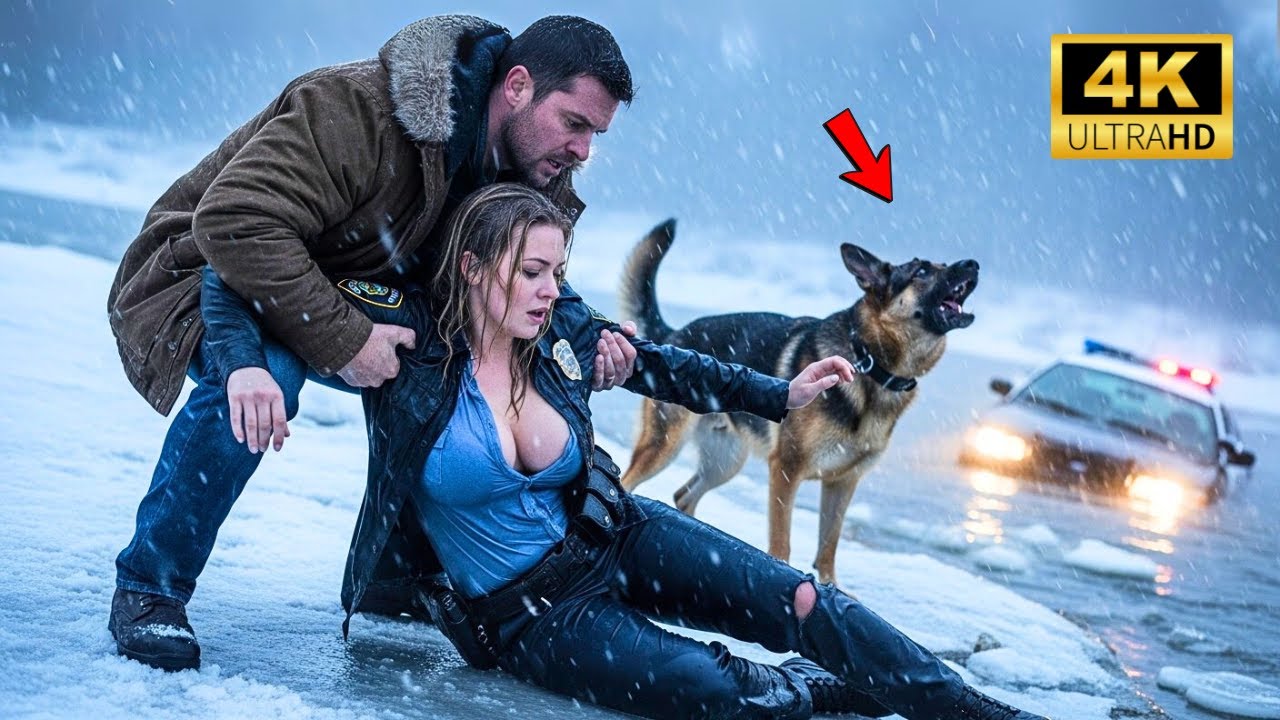 Single Dad’s Dog Dragged a Female Officer From the River — What Happened After Stunned the Cop Force