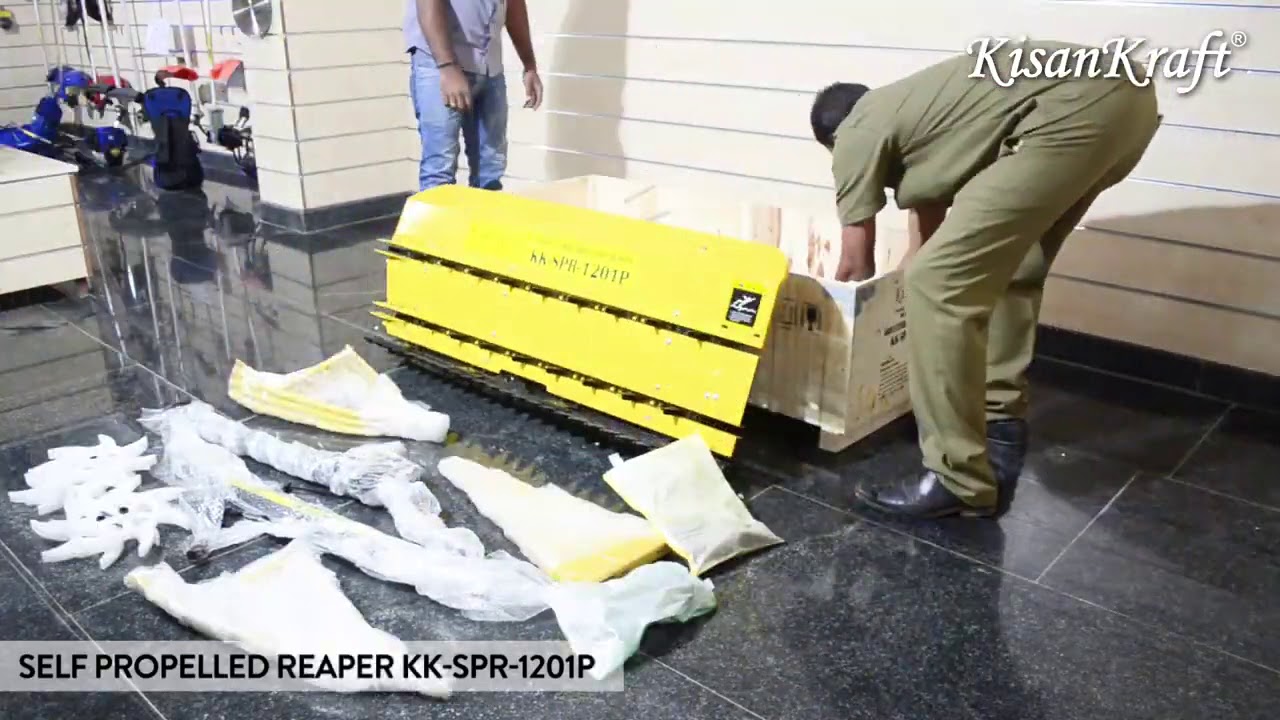 How to Install KisanKraft Multi Crop Reaper KK-SPR-1201P Unboxing Video 9098749171