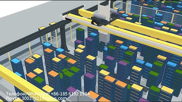 SBL-021 Heavy duty truss stacker crane improves storage density and efficiency