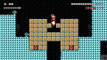 Super Mario Maker Levels: "Bob-ombing for Key Coins"