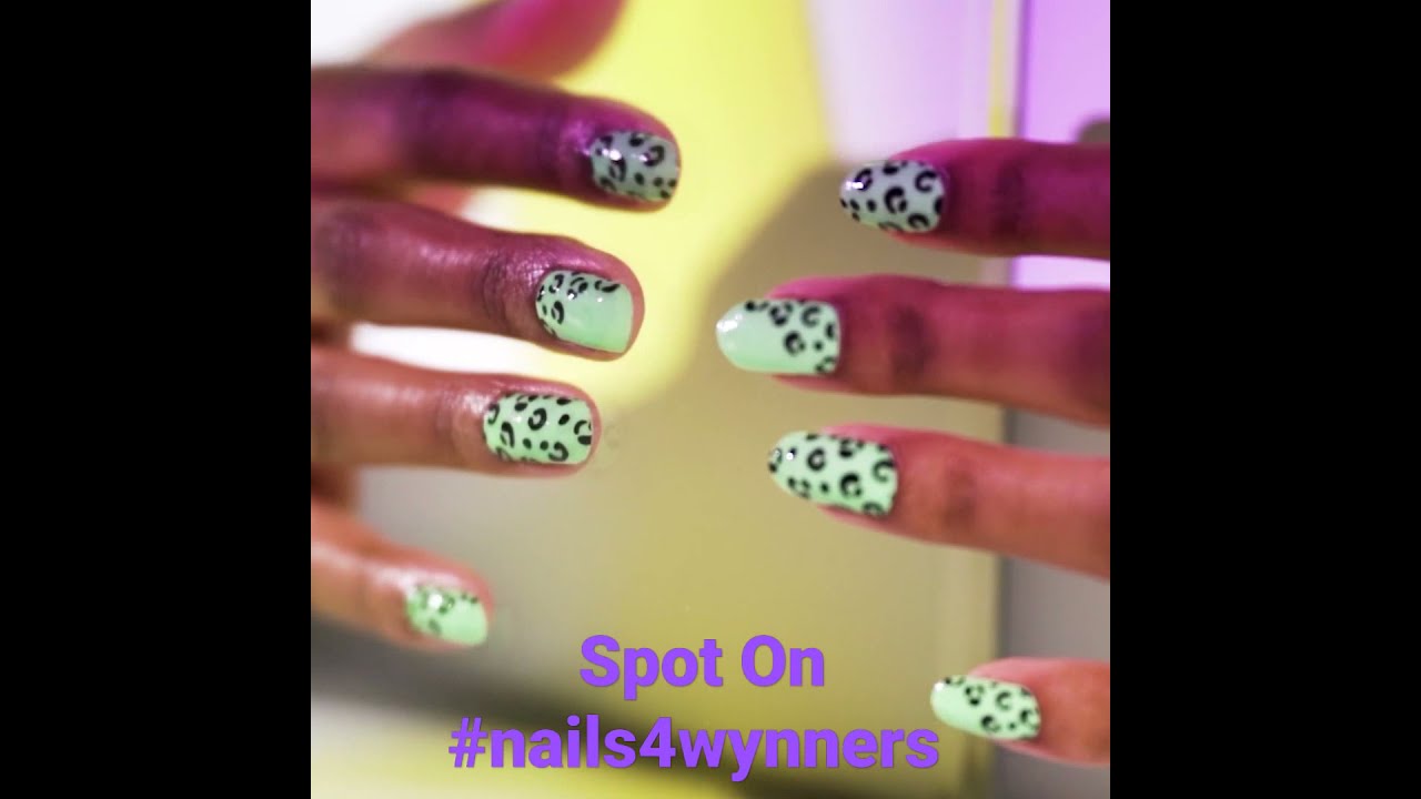 Spot On Color Street Neon Nights Limited Release Clear Leopard Overlay Drynailpolish Youtube