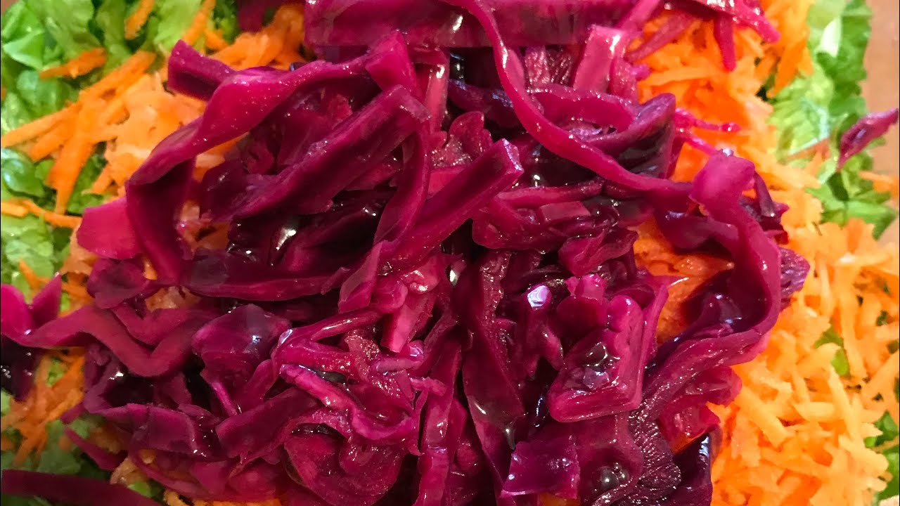 MEVSİM SALATALARI İÇİN KIRMIZI LAHANA - ŞAFAK'TAN LEZZETLER