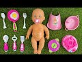 4 Minutes Unboxing Baby Alive Doll Feeding Play - Set Toys Collection | ASMR | Review Toys 