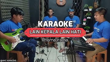 LAIN LUBUK ( lain kepala lain hati ) KARAOKE NADA COWOK Rhoma Irama V1