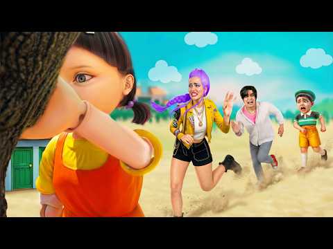 Rumi × Jinu vs Squid Game doll | K-Pop Demon Hunters