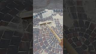 Download Lagu part 3 brushing kiln dried sand in #satisfying #bricked #bricklaying #brick #building #bricklayer MP3