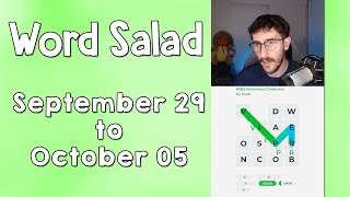 Word Salad: September 29 - October 05