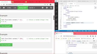 W3School JavaScript Random