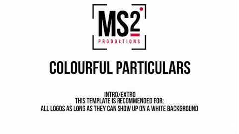 MS2 Productions: Video Power Pack Intro/Extro Colourful Particulars