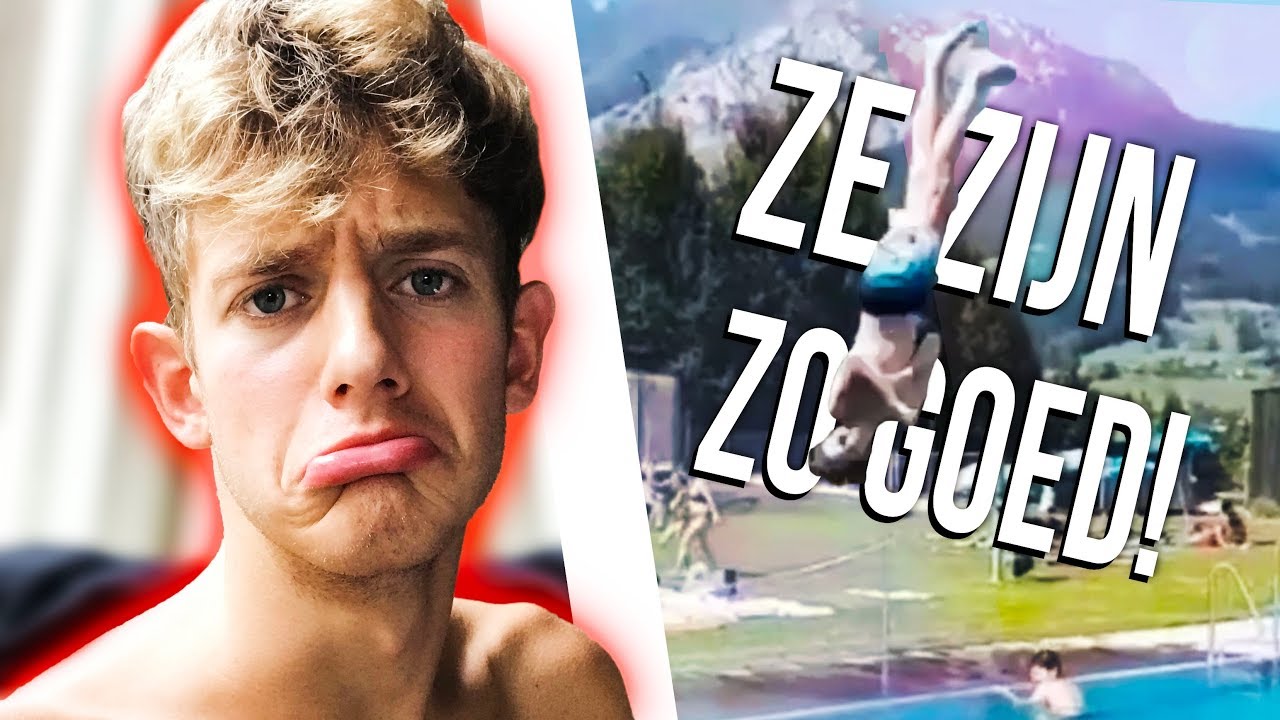 trampoline parts IEDEREEN WORDT BETER DAN IK BEN! :( | Boazvb